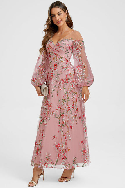 Robe Chic Noire Florale - gallery 6