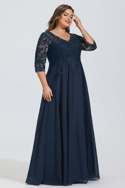 Robe Chic Longue Émeraude Élégante - gallery 6