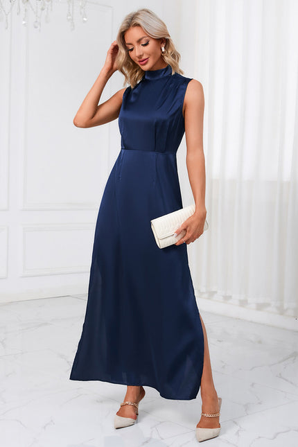 Robe Chic Maxi Satinée Élégante - gallery 5