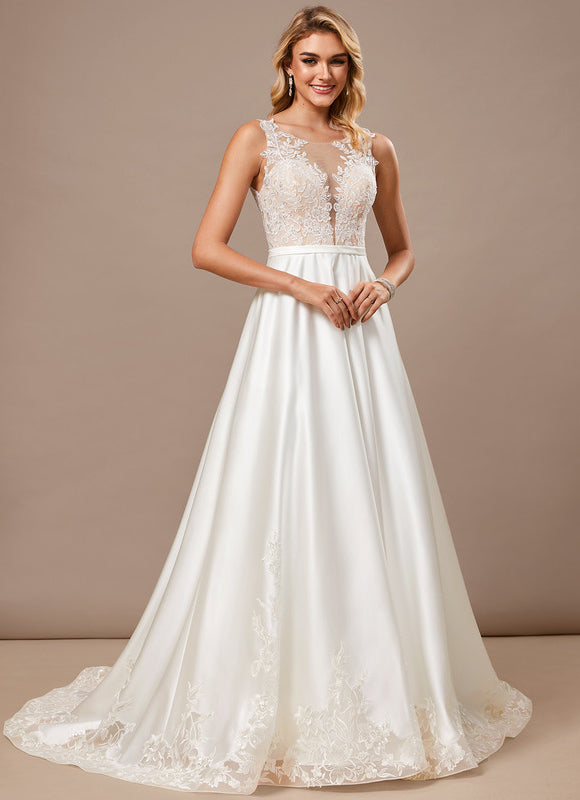 Robe Chic Satinée Fleurie - gallery 2