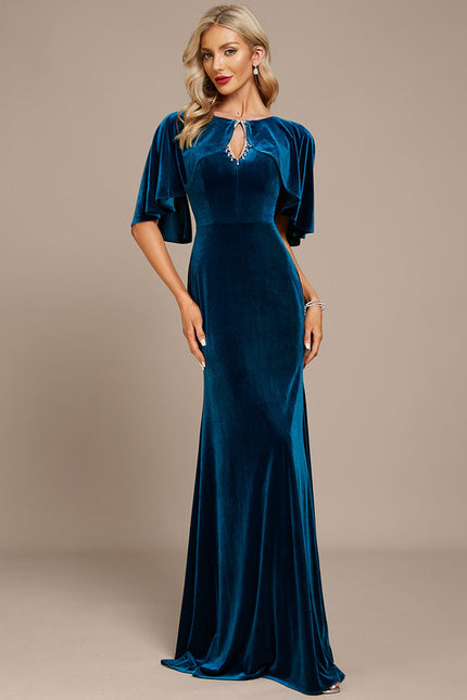 Robe Chic Bleu Canard Élégante - gallery 2