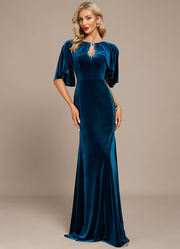 Robe Chic Bleu Canard Élégante - gallery 2