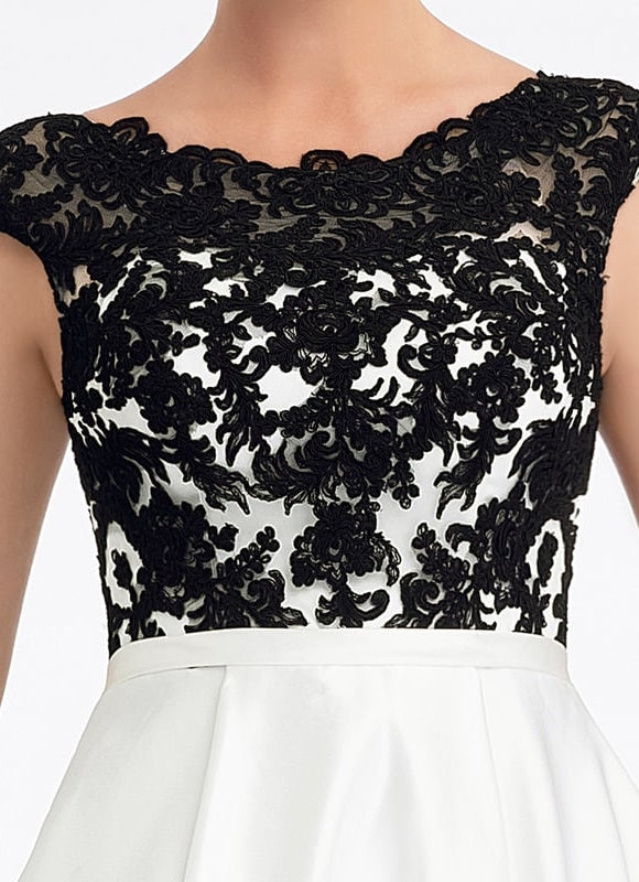 Robe Chic Dentelle Bicolore - gallery 7