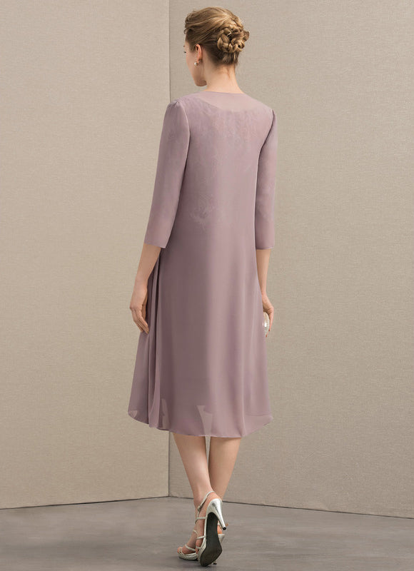 Robe Chic Élégance Plumée - gallery 7