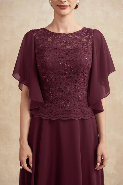 Robe Chic Violette Brodée - gallery 6