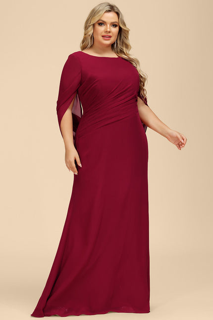 Robe Chic Mère Bordeaux - gallery 7