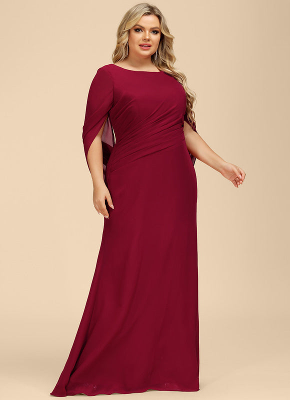 Robe Chic Mère Bordeaux - gallery 7