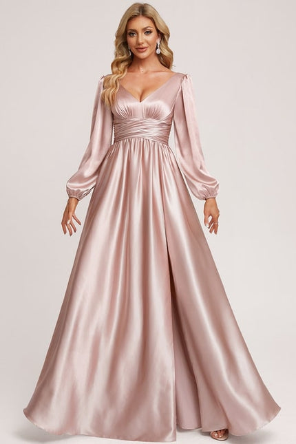 Robe Portefeuille Longue Chic - gallery 1