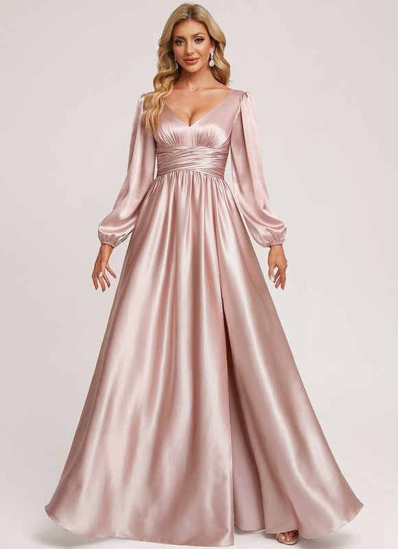 Robe Portefeuille Longue Chic - gallery 1