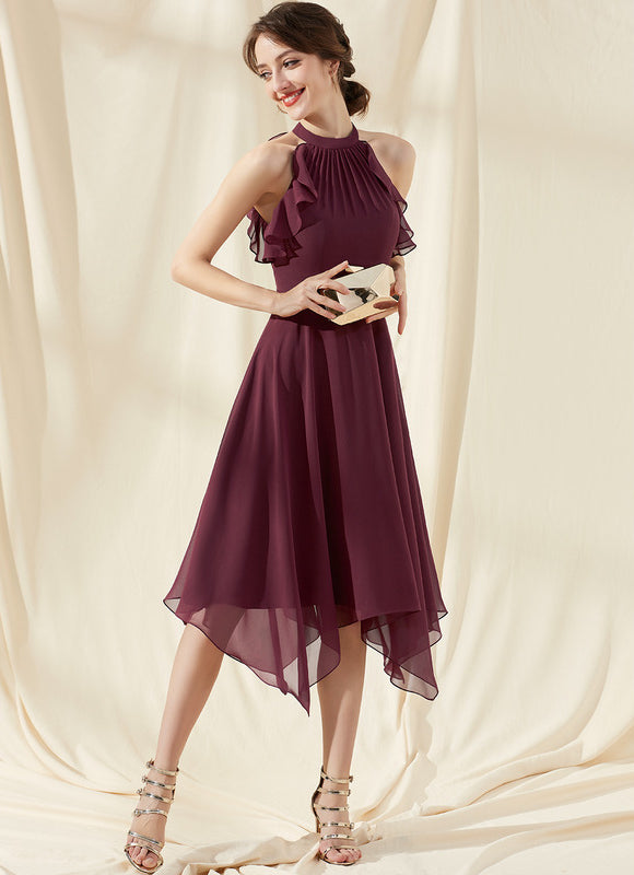 Robe Chic Chiffon Volantée - gallery 5