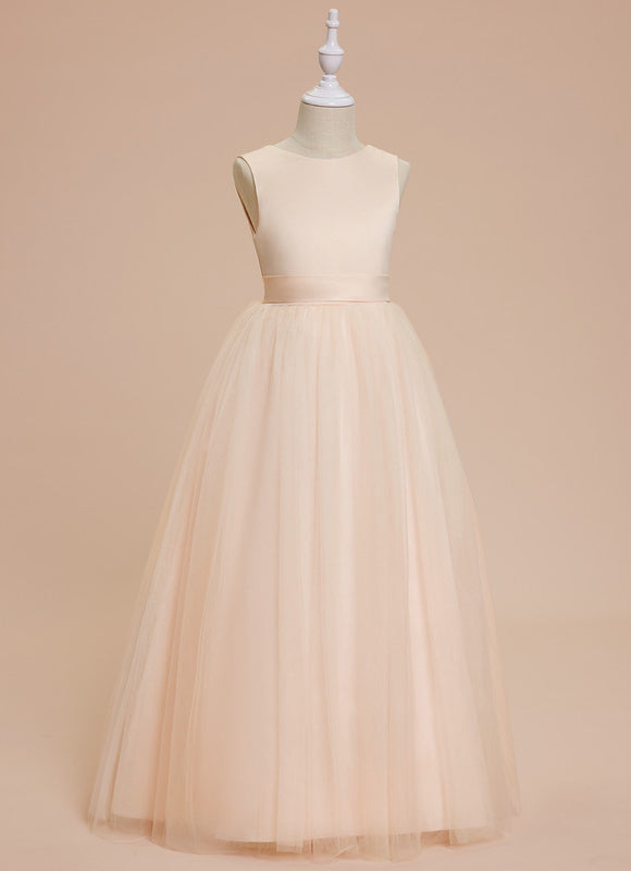 Robe Chic Tulle Satin Enfant - gallery 1