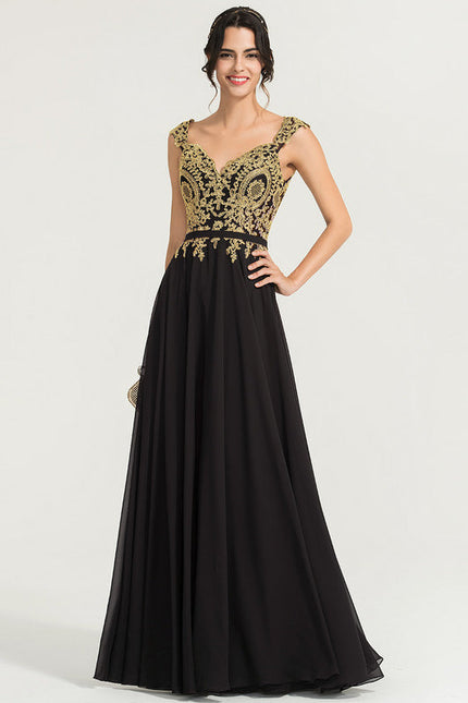 Robe Chic Longue Marine Élégante - gallery 3