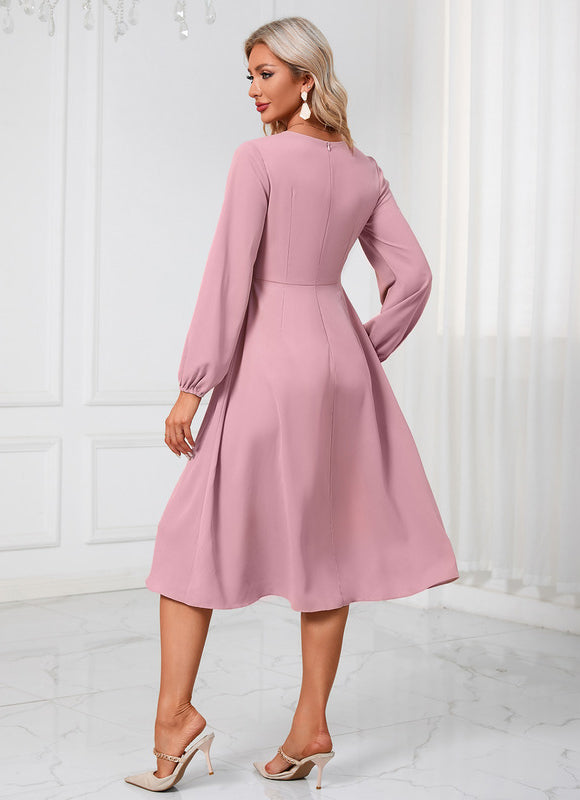 Robe Chic Midi Épurée - gallery 2