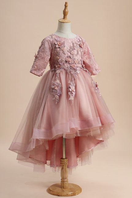 Robe Chic Tulle Rose 3D