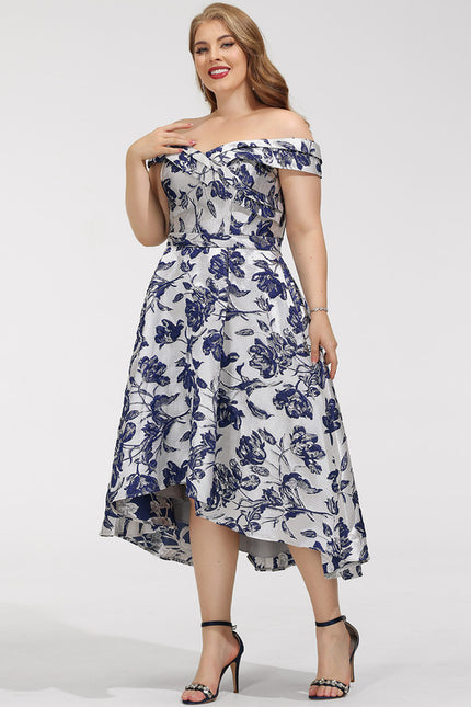 Robe Chic Fleur Satinée Élégante - gallery 6