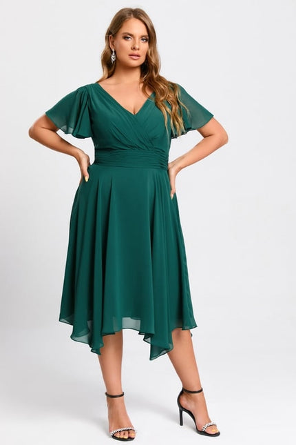 Robe Chic Asymétrique Vaporeuse - gallery 9