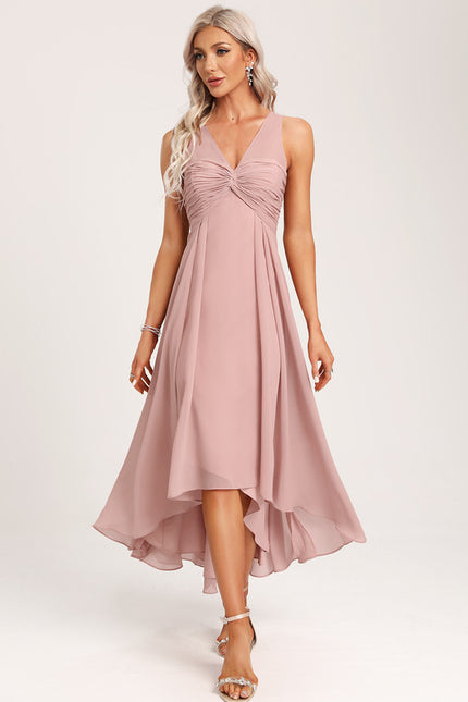 Robe Chic Mousseline Asymétrique