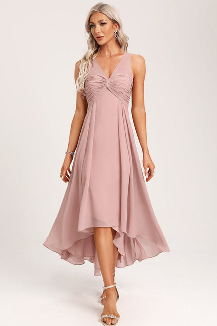 Robe Chic Mousseline Asymétrique