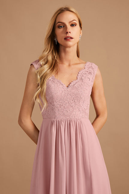 Robe Chic Élégance Rosée - gallery 2