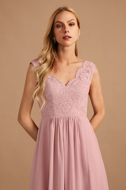 Robe Chic Élégance Rosée - gallery 2