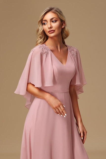 Robe Chic Élégance Rosée - gallery 2