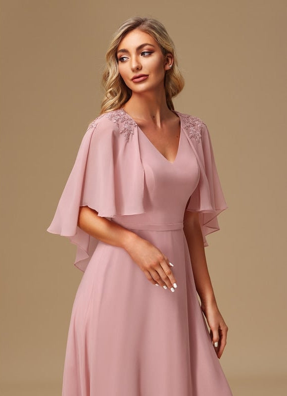 Robe Chic Élégance Rosée - gallery 2