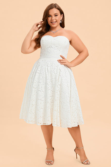 Robe Chic Dentelle Courte - gallery 7