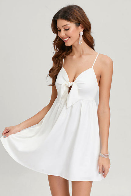 Robe Chic Mini Nœud Satiné - gallery 3