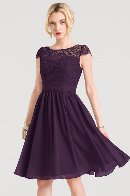 Robe Chic Chiffon Éclatante - gallery 7