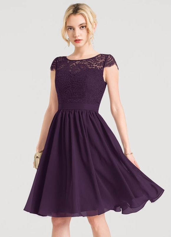 Robe Chic Chiffon Éclatante - gallery 7