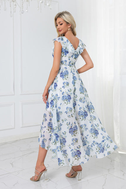 Robe Chic Florale Vaporeuse - gallery 1