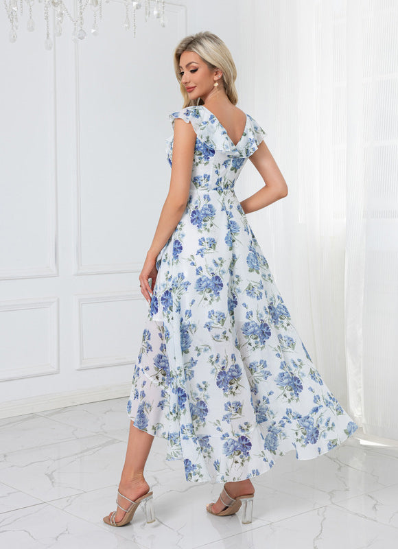 Robe Chic Florale Vaporeuse - gallery 1