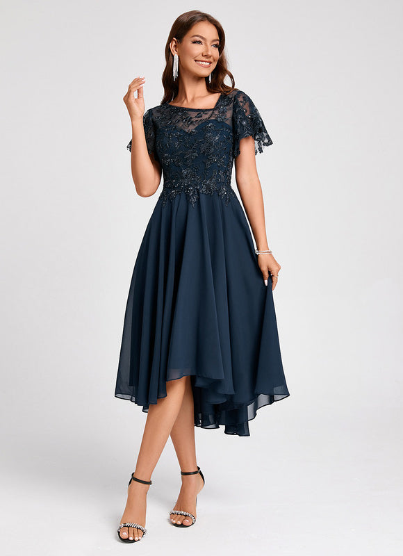 Robe Chic Cocktail Étoilée - gallery 3