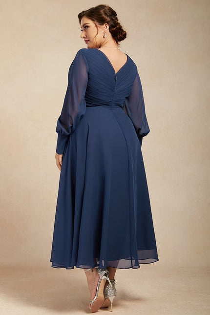 Robe Chic Chiffon Marine - gallery 9
