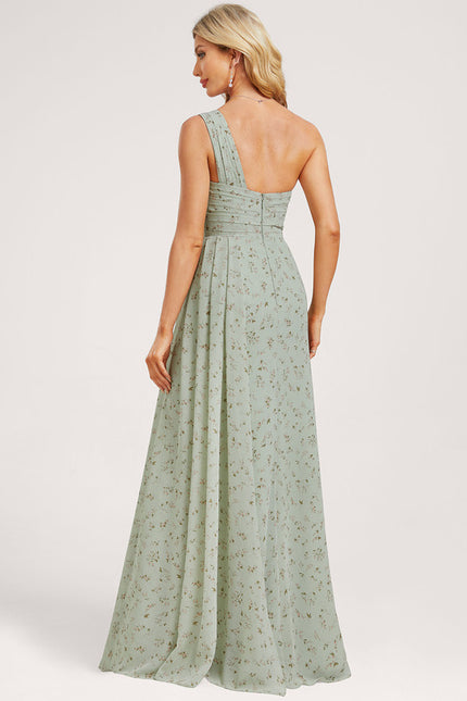 Robe Chic Asymétrique Beige - gallery 4
