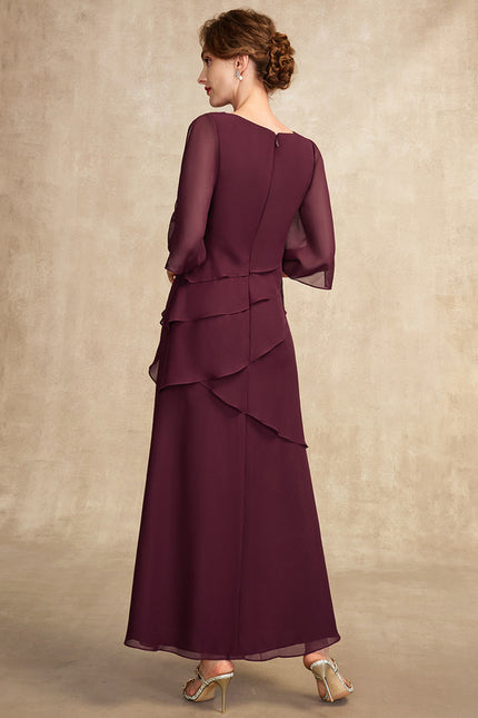 Robe Chic Mousseline Améthyste - gallery 5