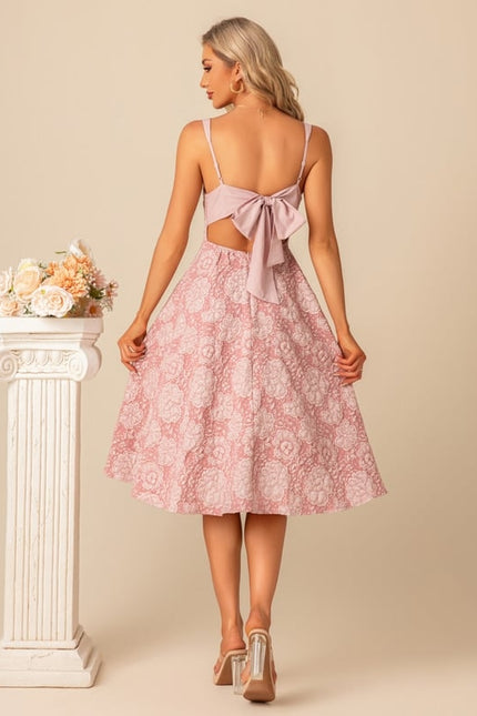 Robe Chic Flore Rose - gallery 9