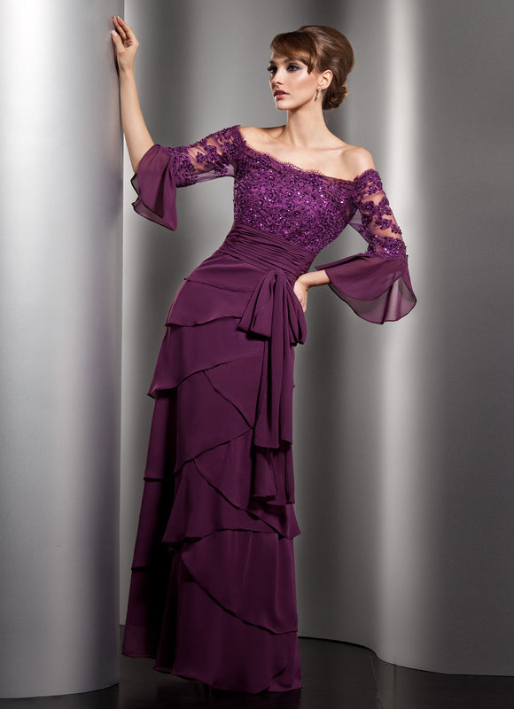 Robe Chic Manche Bouffante