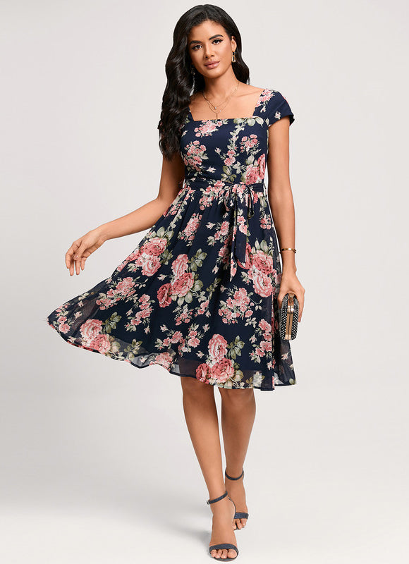 Robe Chic Florale Marine - gallery 3