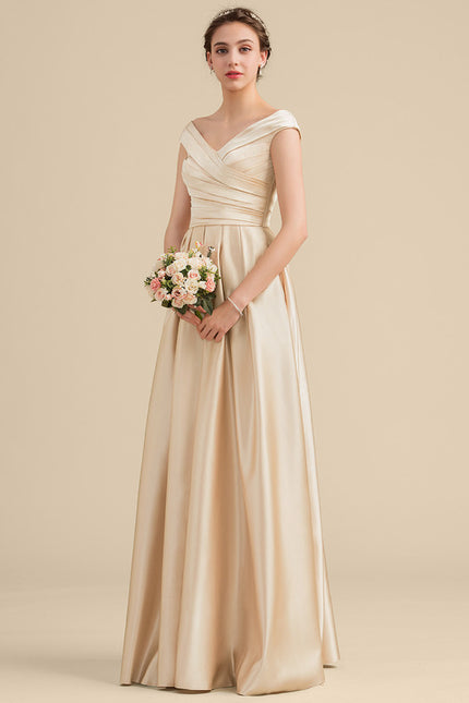 Robe Chic Satin Bordeaux Ajustée - gallery 3