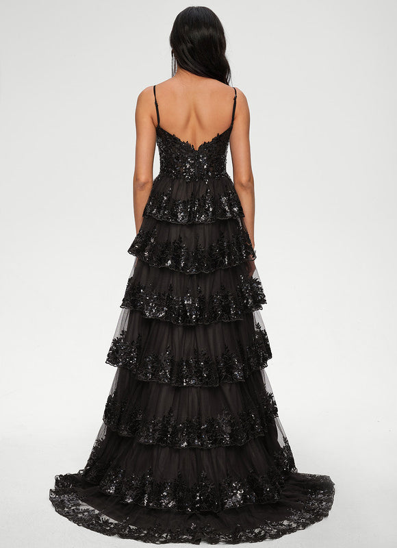 Robe Chic Étoilée Noir - gallery 4