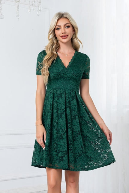 Robe Chic Élégance Dentelle - gallery 1