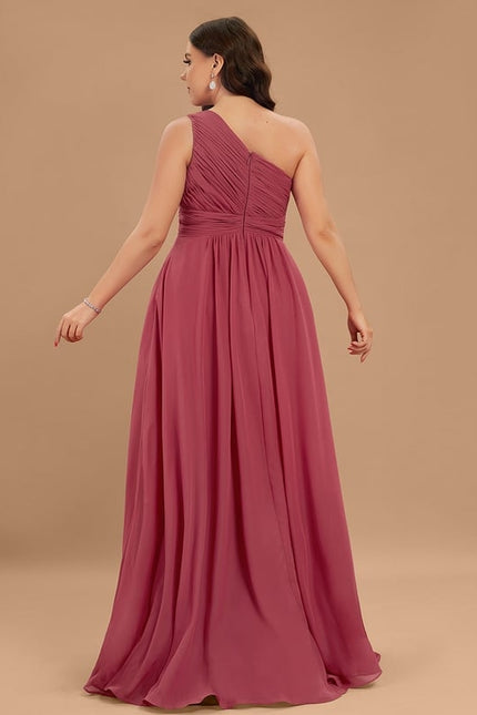 Robe Chic Asymétrique Beige - gallery 7