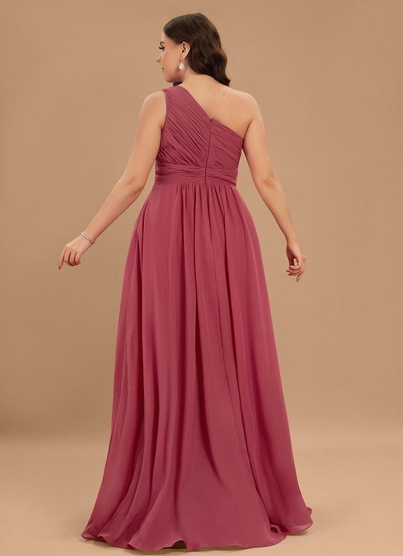 Robe Chic Asymétrique Beige - gallery 7