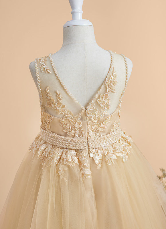 Robe Chic Dorée Tulle - gallery 7