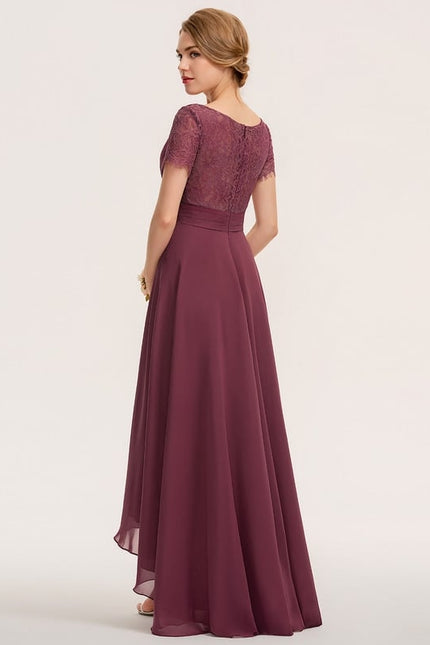 Robe Chic Aérienne Bordeaux - gallery 2