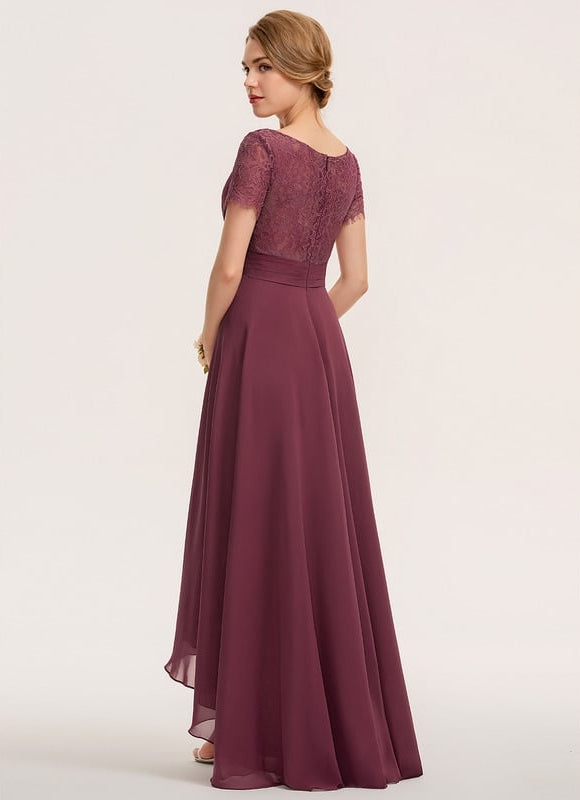 Robe Chic Aérienne Bordeaux - gallery 2