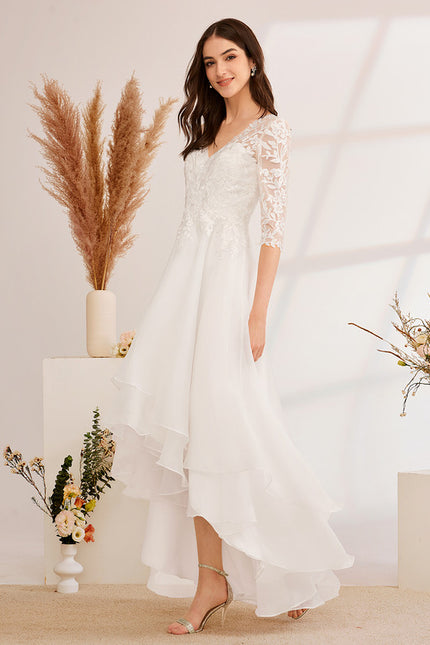 Robe Chic Asymétrique Éthérée - gallery 4