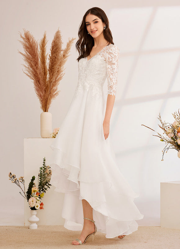 Robe Chic Asymétrique Éthérée - gallery 4