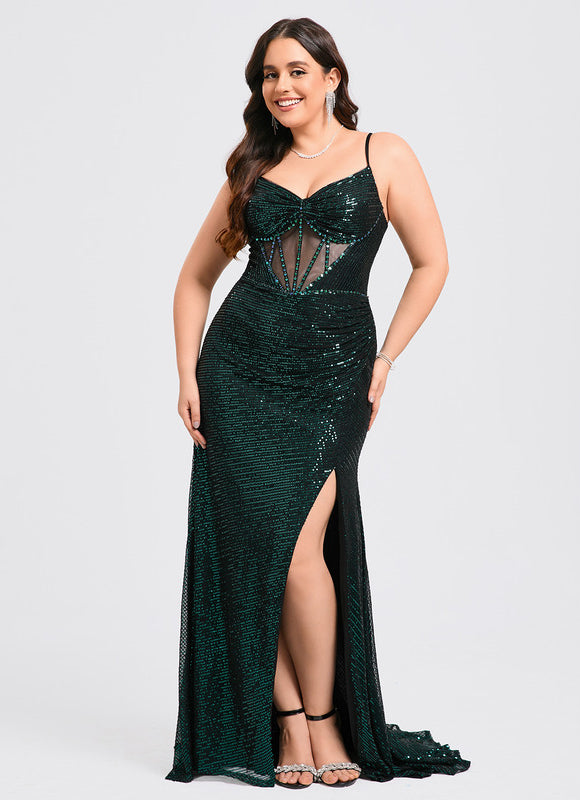 Robe Chic Sirène Pailletée - gallery 9